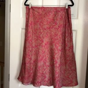 Gap 100% silk slip skirt - size XL